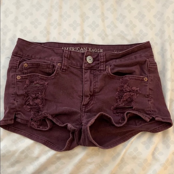 Ripped denim short shorts - Picture 1 of 3